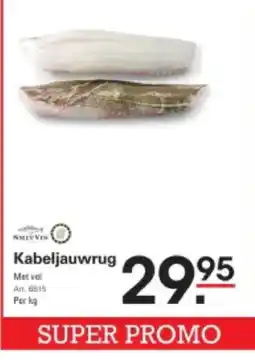 Sligro Kabeljauwrug aanbieding