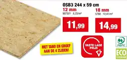 Hubo OSB3 aanbieding