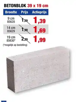 Hubo Betonblok aanbieding