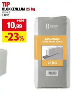 Hubo blokkenlijm aanbieding