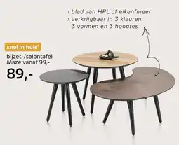 Henders & Hazel bijzet-/salontafel Maze aanbieding