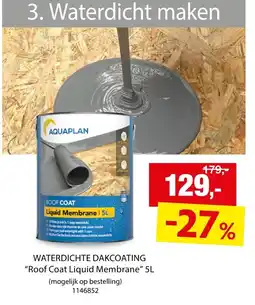 Hubo Waterdichte dakcoating roof coat liquid membrane aanbieding
