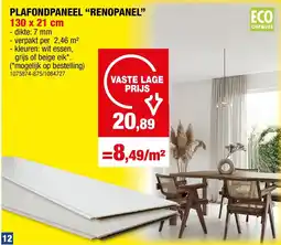 Hubo Plafondpaneel renopanel aanbieding
