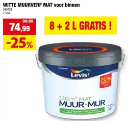 Hubo witte muurverf mat aanbieding