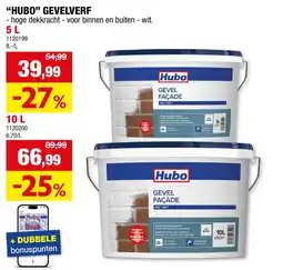 Hubo hubo gevelverf aanbieding