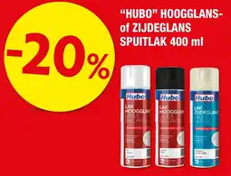 Hubo Hubo hoogglans- of zijdeglans spuitlak aanbieding