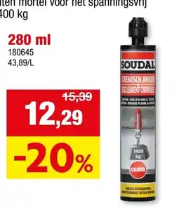 Hubo chemisch anker aanbieding