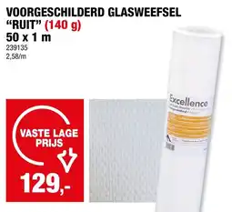 Hubo Voorgeschilderd glasweefsel aanbieding