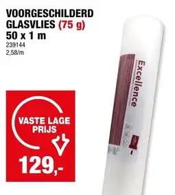 Hubo Voorgeschilderd glasvlies aanbieding