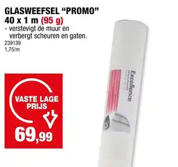Hubo glasweefsel promo aanbieding