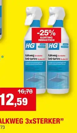 Hubo Kalkweg 3xsterker aanbieding
