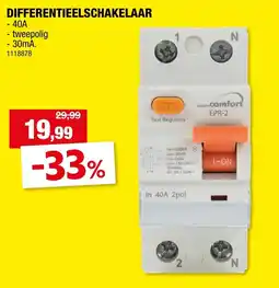 Hubo differentieelschakelaar aanbieding