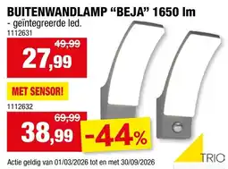 Hubo Buitenwandlamp beja aanbieding