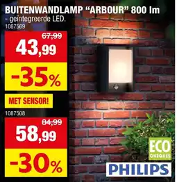 Hubo Buitenwandlamp arbour aanbieding