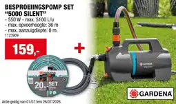 Hubo Besproeielingspomp set 5000 silent aanbieding