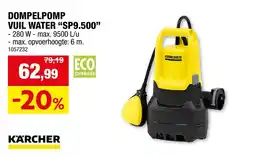 Hubo Dompelpomp vuil water aanbieding