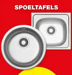 Hubo Spoeltafels aanbieding
