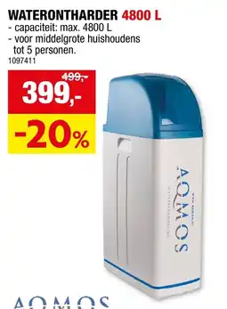 Hubo Waterontharder 4800 L aanbieding