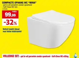 Hubo Compacte ophang wc mina aanbieding