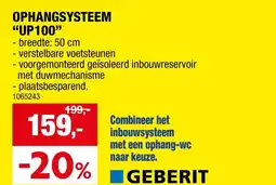 Hubo Ophang systeem up100 aanbieding