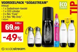 Hubo Voordeelpack sodastream aanbieding