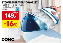 Hubo Stoomgenerator domo aanbieding