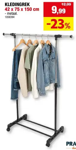 Hubo Kledingrek aanbieding