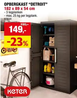 Hubo Opbergkast detroit aanbieding