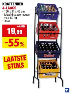 Hubo Krattenrek 4-laags aanbieding