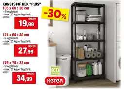 Hubo Kunststof rek plus aanbieding