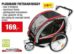 Hubo Plooibare fietskar/buggy aanbieding