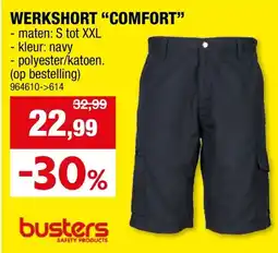 Hubo Werkshort comfort aanbieding