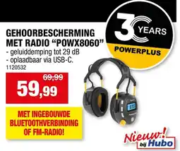 Hubo Gehoorbescherming met radio aanbieding
