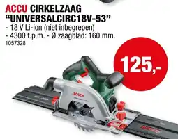 Hubo Accu cirkelzaag universalc18v-53 aanbieding