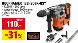Hubo Boorhamer behs03k-qs aanbieding