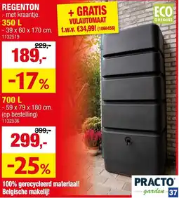 Hubo Regenton aanbieding