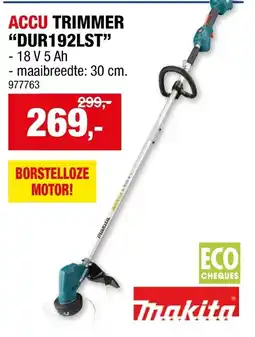 Hubo Accu trimmer dur192lst aanbieding