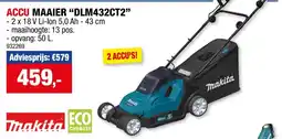Hubo Accu maaier dlm432ct2 aanbieding