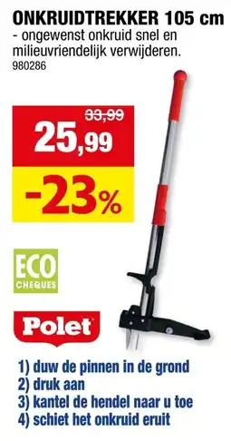 Hubo Onkruidtrekker aanbieding