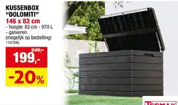 Hubo Kussenbox Dolomiti aanbieding