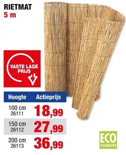 Hubo Rietmat aanbieding