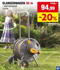 Hubo Slangenwagen aanbieding