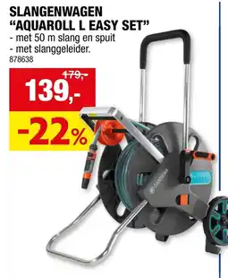 Hubo Slangenwagen aquaroll l easy set aanbieding