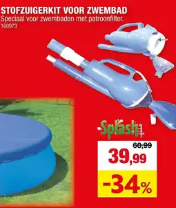 Hubo Stofzuigerkit voor zwembad aanbieding