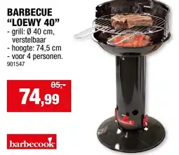 Hubo Barbecue loewy 40 aanbieding