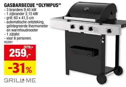 Hubo Gasbarbecue olympus aanbieding