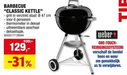 Hubo Barbecue classic kettle aanbieding