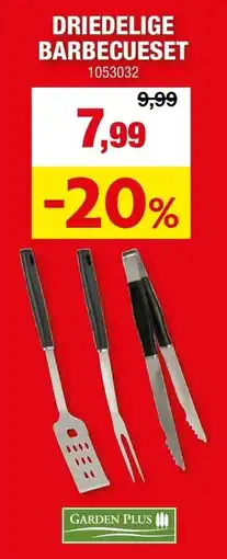 Hubo Driedelige barbecue set aanbieding
