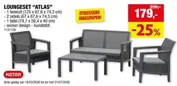 Hubo Loungezet atlas aanbieding