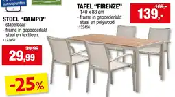 Hubo Stoel "Campo" aanbieding